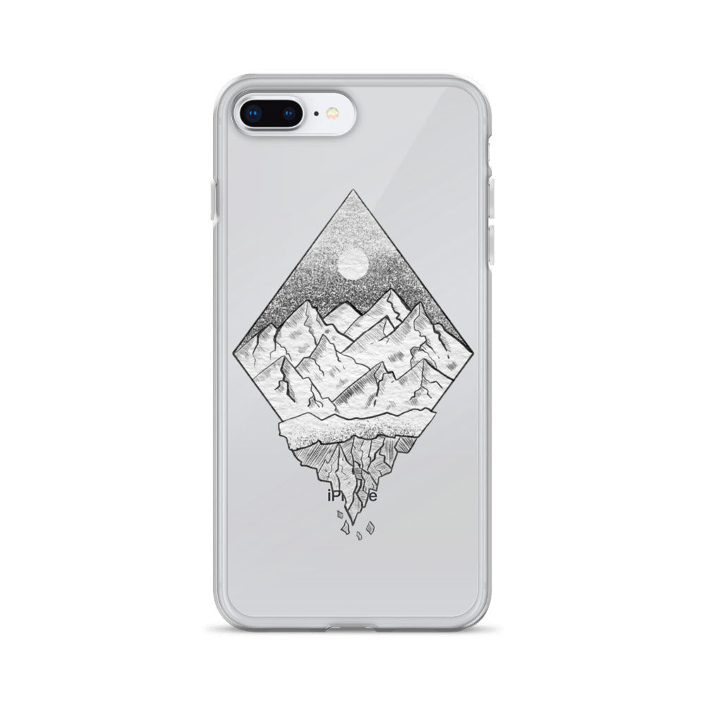 Crack On Top - iPhone 7 / 8 / X / XS / XR - clear case