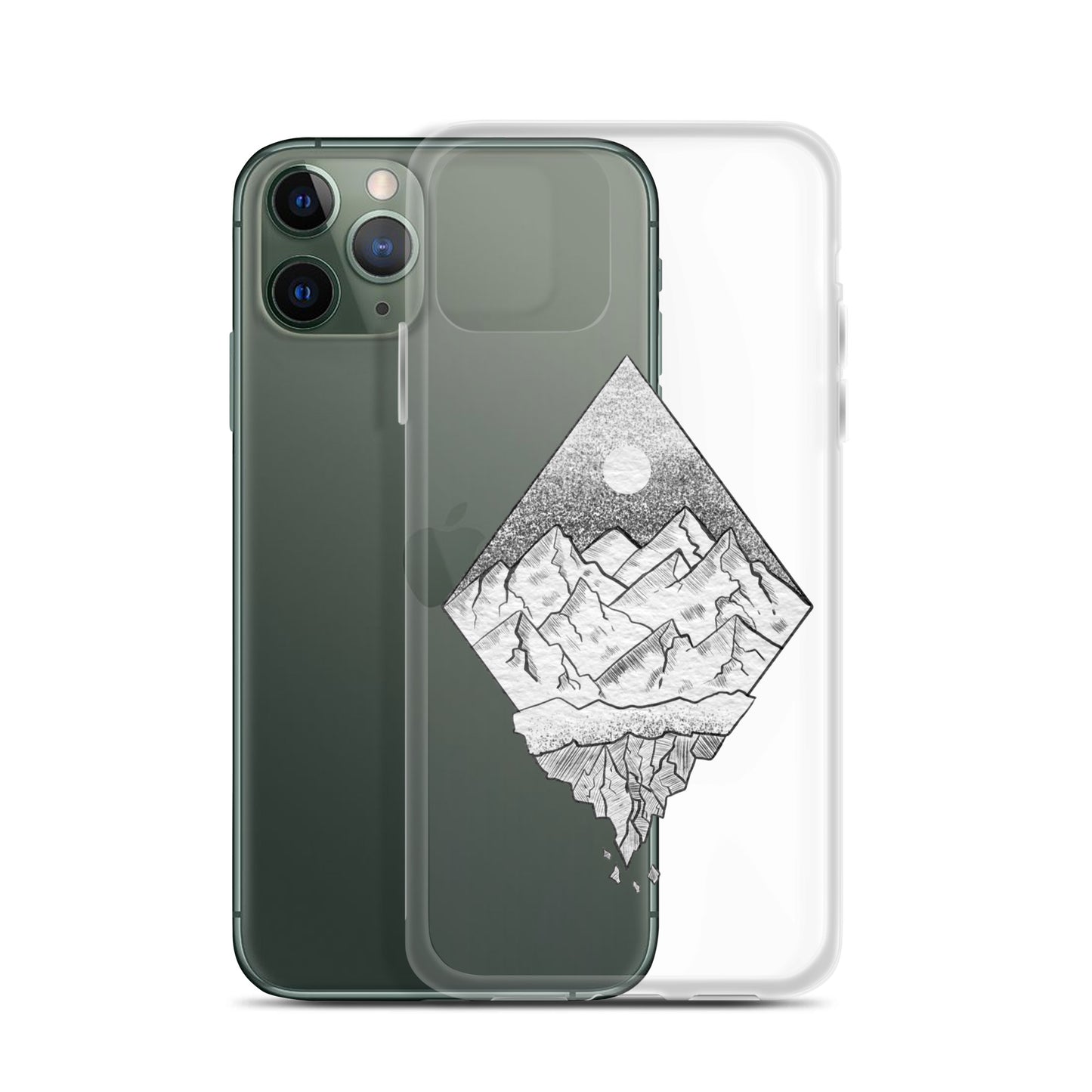 Crack On Top - iPhone 11 / 11 Pro / 11 Pro Max / 12 / 12 mini / 12 Pro / 13 mini / 13 / 14 / 14 Plus / SE - clear case