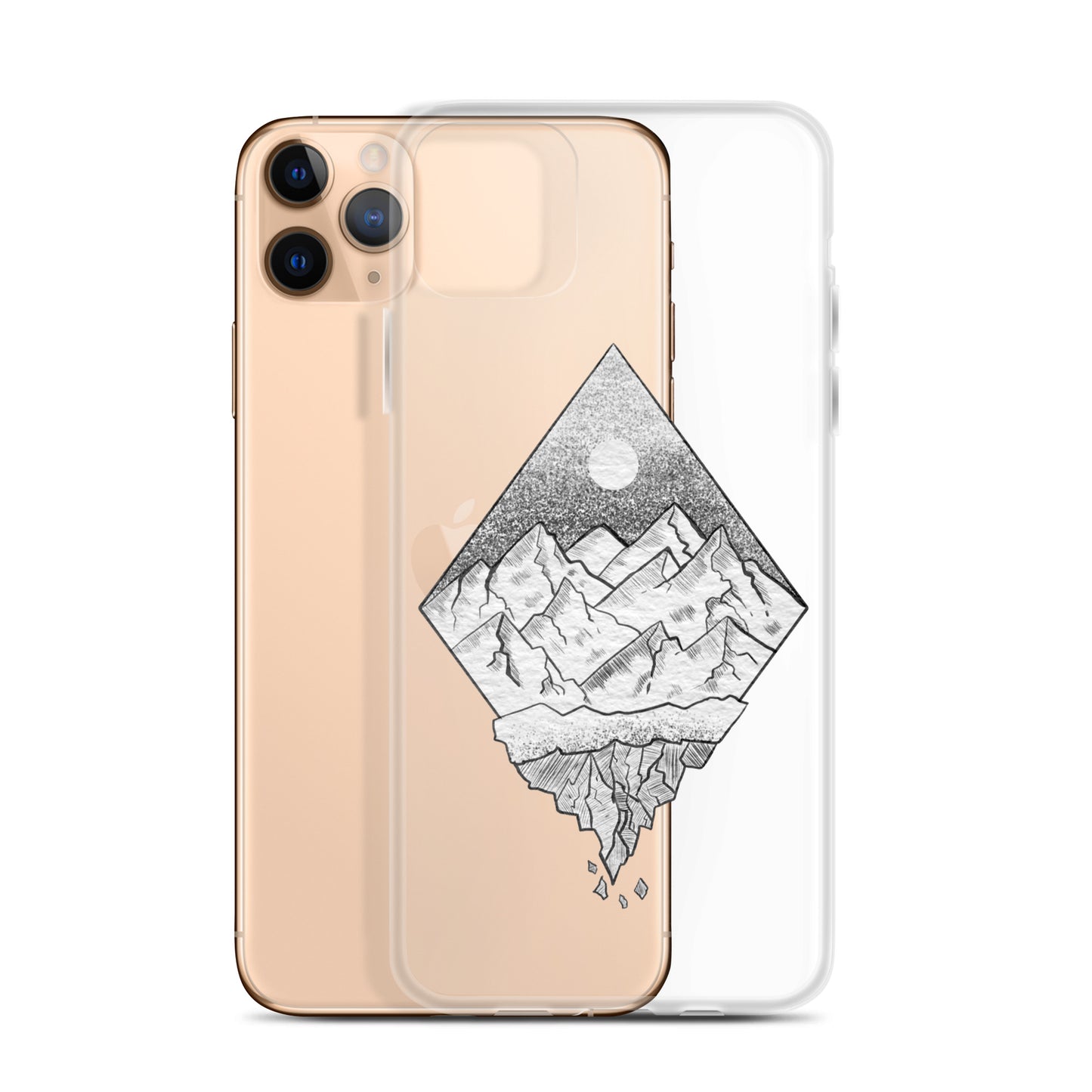 Crack On Top - iPhone 11 / 11 Pro / 11 Pro Max / 12 / 12 mini / 12 Pro / 13 mini / 13 / 14 / 14 Plus / SE - clear case