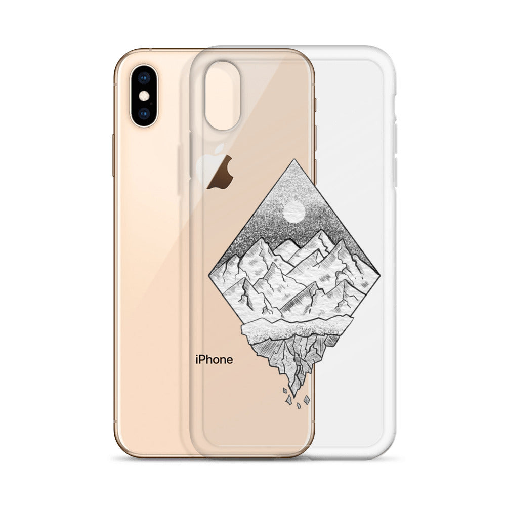 Crack On Top - iPhone 11 / 11 Pro / 11 Pro Max / 12 / 12 mini / 12 Pro / 13 mini / 13 / 14 / 14 Plus / SE - clear case